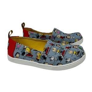 TOMS X Peanuts Kids' Alpargata Slip-Ons
